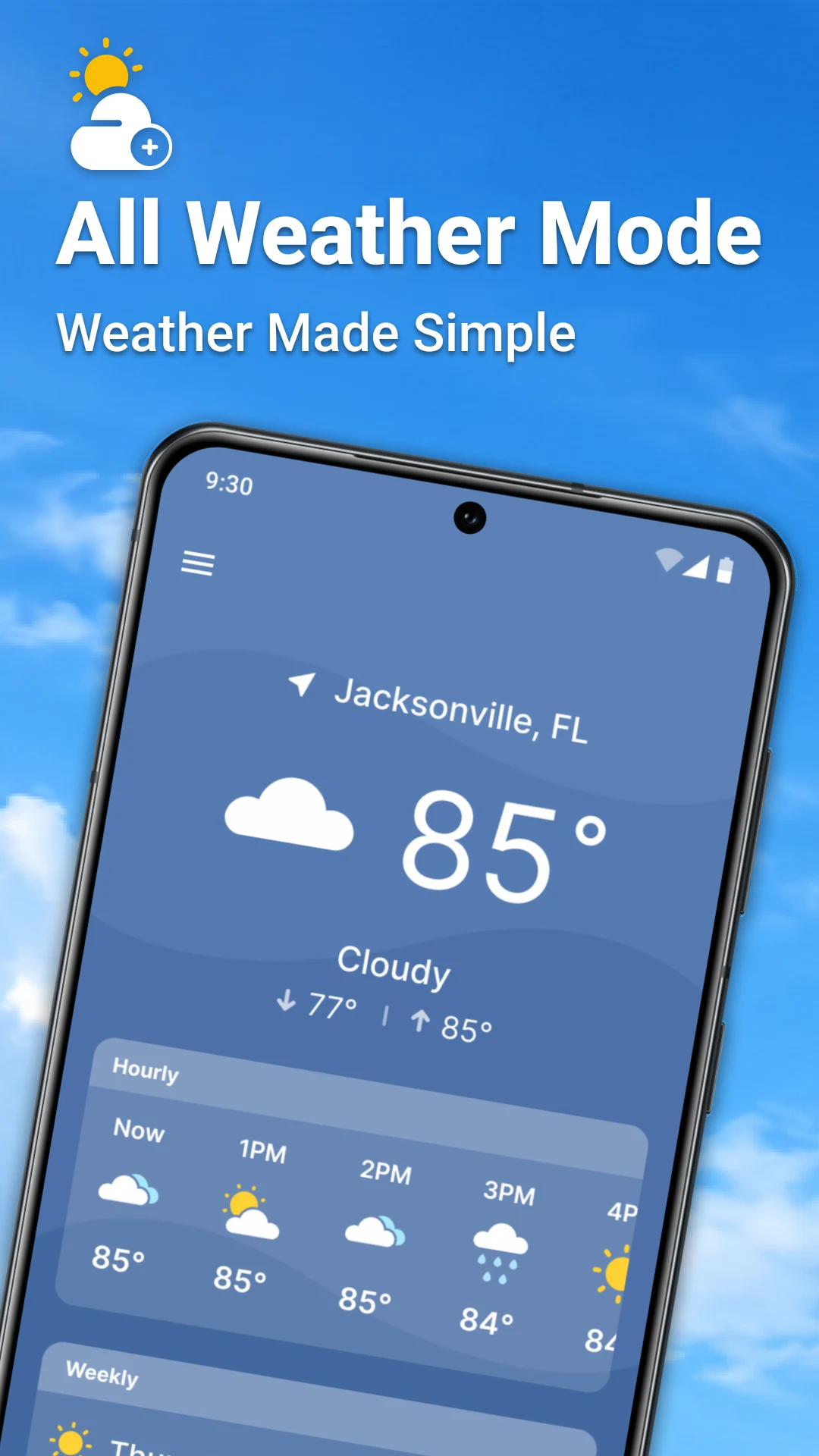 All Weather Mode: Weather Home screenshot