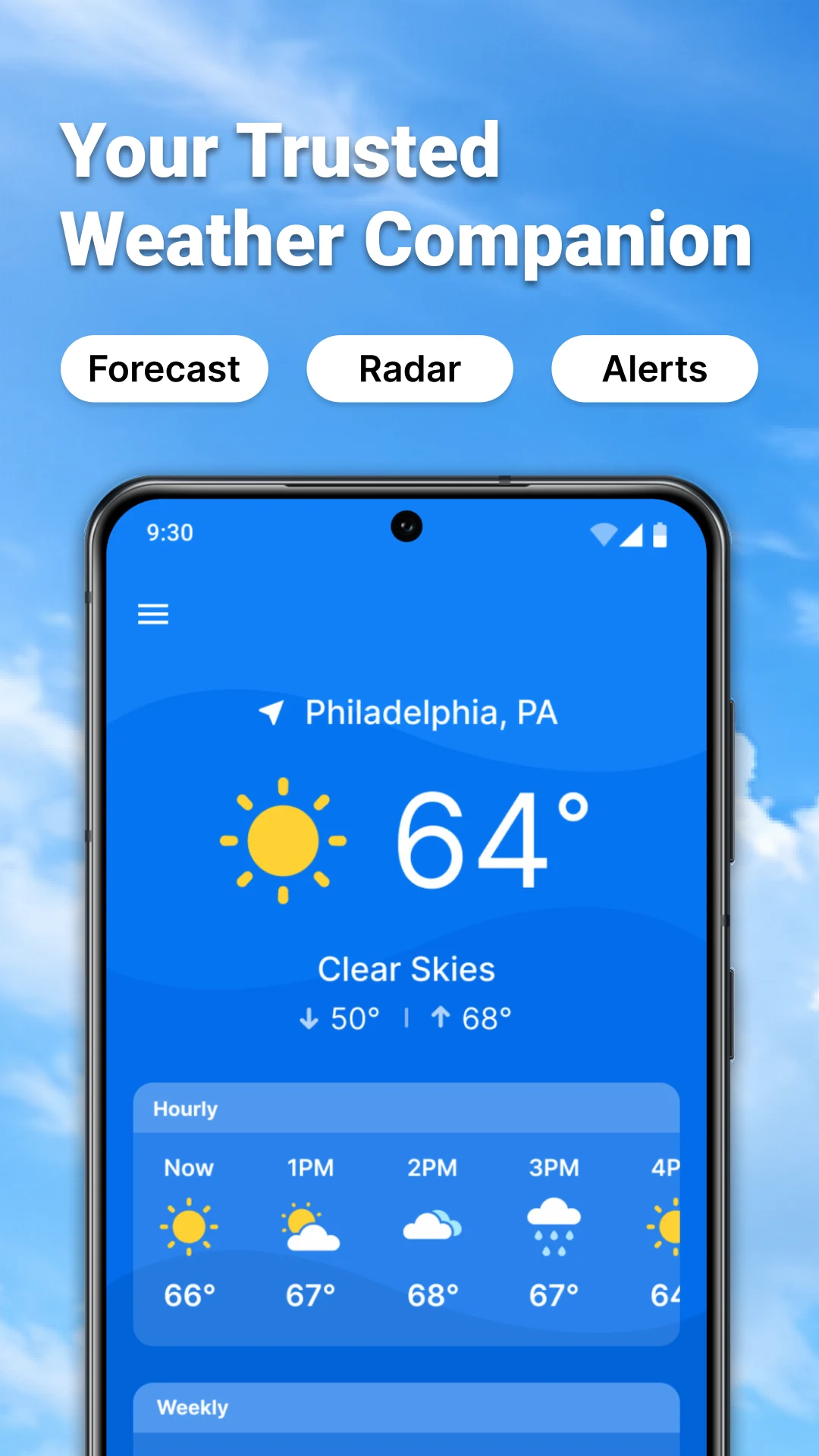 All Weather Mode: Weather Home screenshot