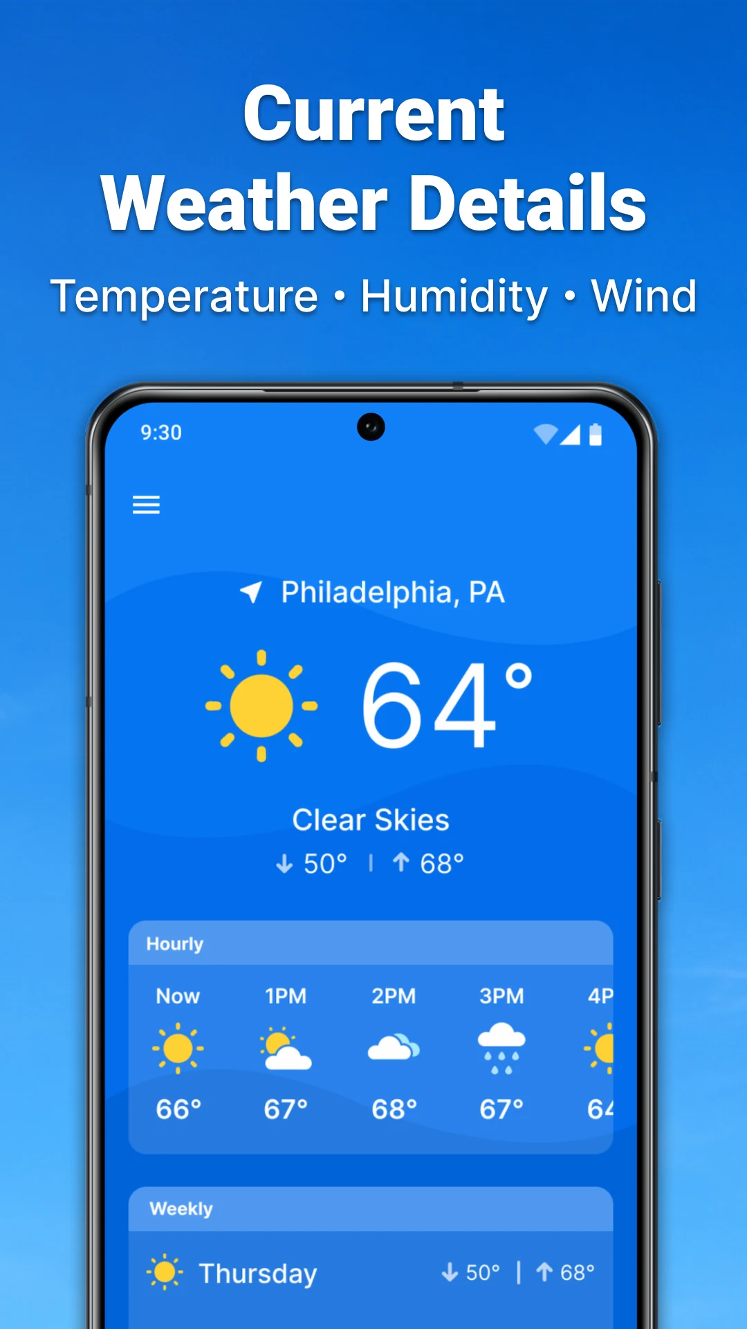 All Weather Mode: Weather Home screenshot